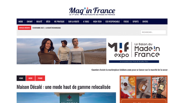 MAG IN FRANCE - MAISON DÉCALÉ : une mode haut de gamme relocalisée